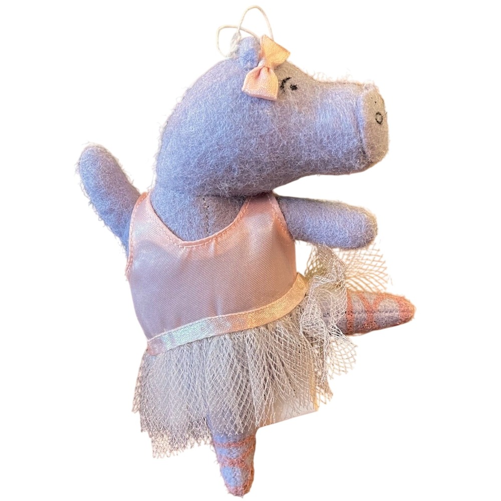 Heart Felts Ornament Midwest Of Cannon Falls‎ Ballerina Hippo Dancing Tutu